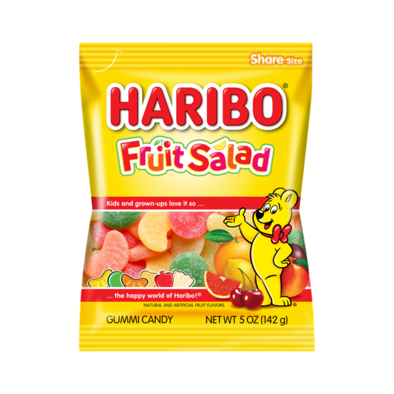 HARIBO GUMMIES “ Fruit Salad” 142g Bag HARIBO GUMMIES “ Fruit Salad” 142g Bag