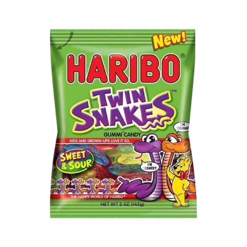 HARIBO GUMMIES “Twin Snakes” 142g Bag