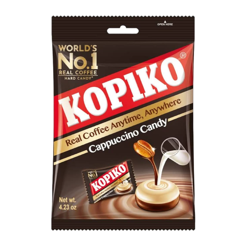 KOPIKO CAPPUCCINO HARD CANDY 120g Bag (Product of Indonesia) 