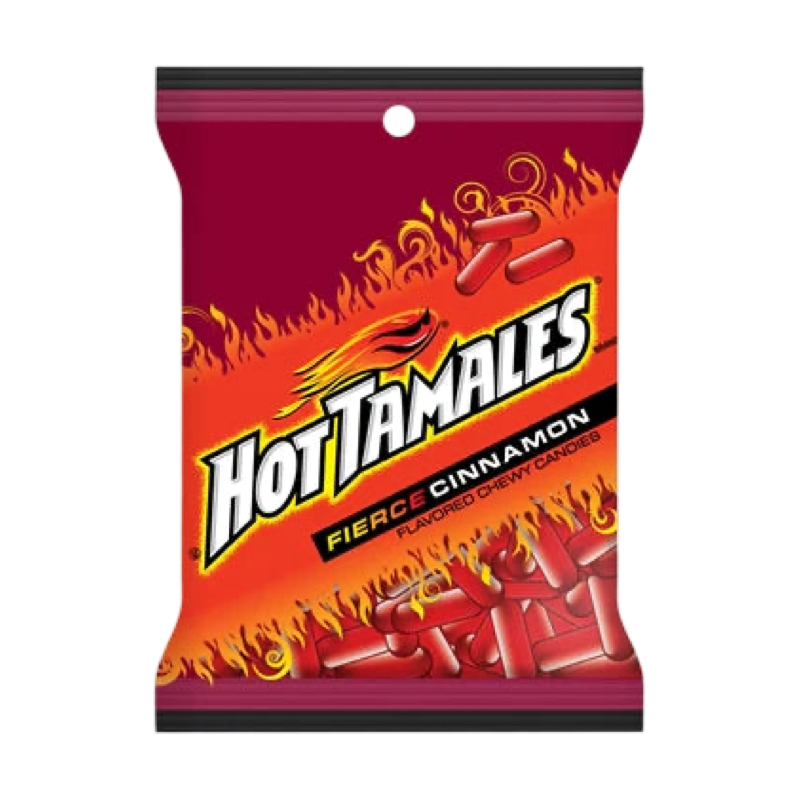 HOT TAMALES PEG BAG 5oz Bag HOT TAMALES PEG BAG 5oz Bag