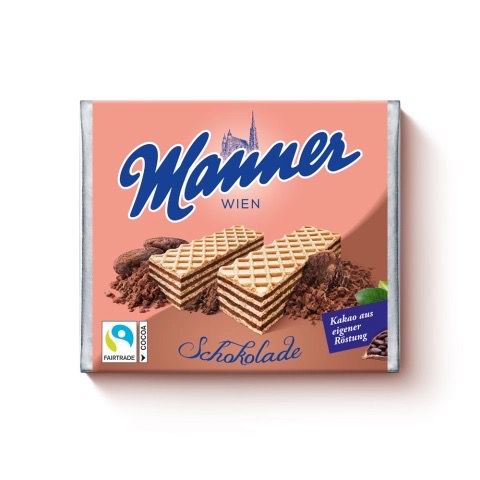 MANNER CHOCOLATE WAFER 75g (Product of Austria ) MANNER CHOCOLATE WAFER 75g (Product of Austria )