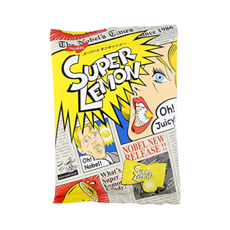 NOBEL SUPER LEMON CANDY 88g Bag (Product of Japan ) NOBEL SUPER LEMON CANDY 88g Bag (Product of Japan )