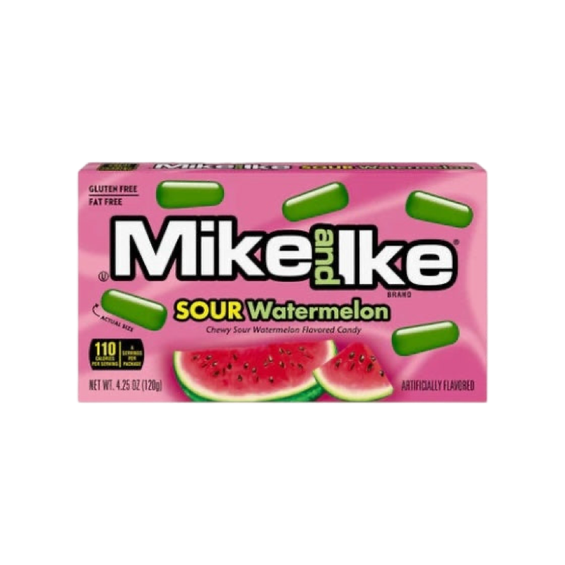 MIKE &amp; IKE SOUR WATERMELON Theatre Box  120g