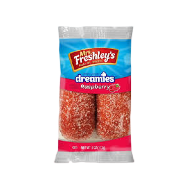 MRS FRESHLEYS RASPBERRY DREAMIES 113g 2 Pack MRS FRESHLEYS RASPBERRY DREAMIES 113g 2 Pack