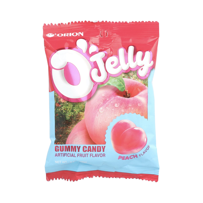 ORION PEACH O’JELLY SOFT GUMMY 66g Bag (Product of Korea ) ORION PEACH O’JELLY SOFT GUMMY 66g Bag (Product of Korea )