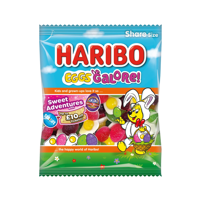 HARIBO EGGS GALORE 140g Bag HARIBO EGGS GALORE 140g Bag