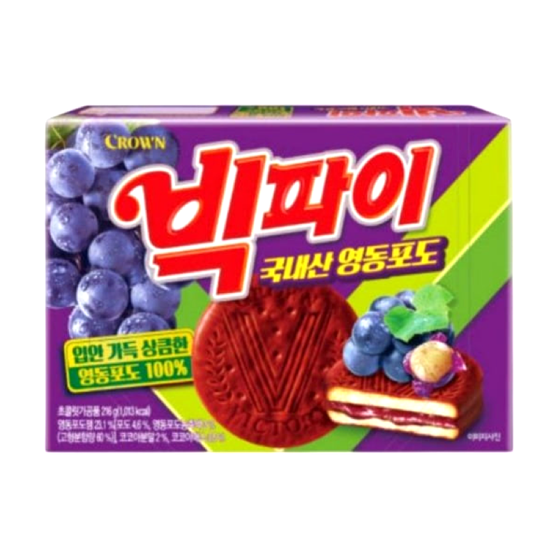 CROWN VICTORY PIE GRAPE 216g Box (Product of Korea)