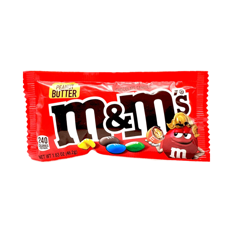 M&M PEANUT BUTTER 46.2g Bag M&M PEANUT BUTTER 46.2g Bag