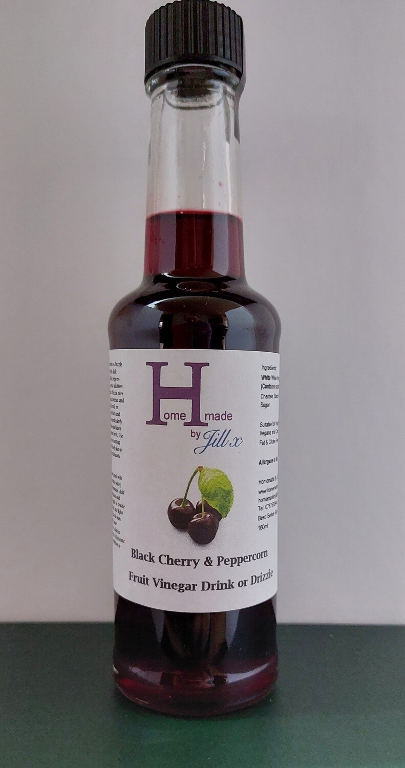 Black Cherry &amp; Peppercorn Drink Or Drizzle