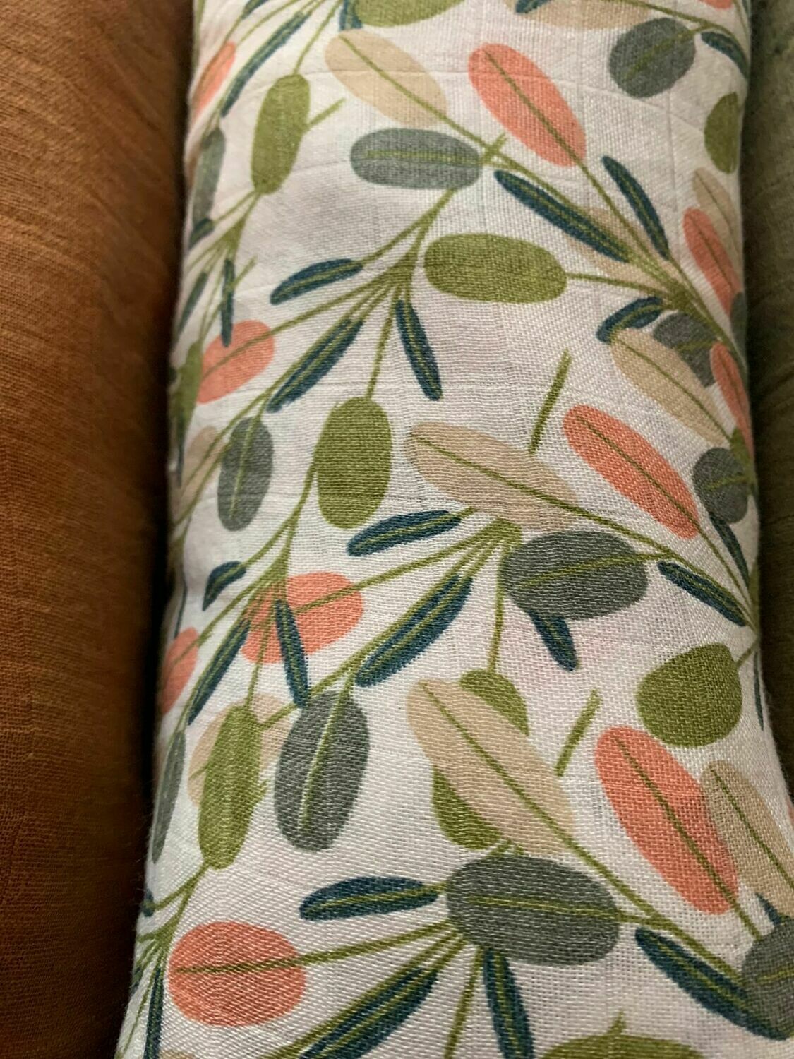 floral muslin swaddle