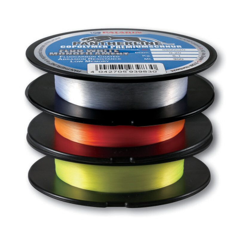 50 % korting Paladin Pantherline 300 meter monofilament transparante  lijn voor forel en zalmforel