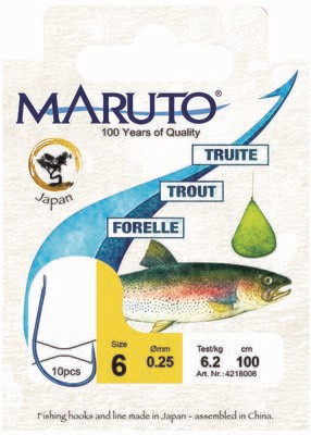 Maruto Forel Onderlijn Lengte 100 cm 10 stuks | diameter 0.15 en 0.20 mm