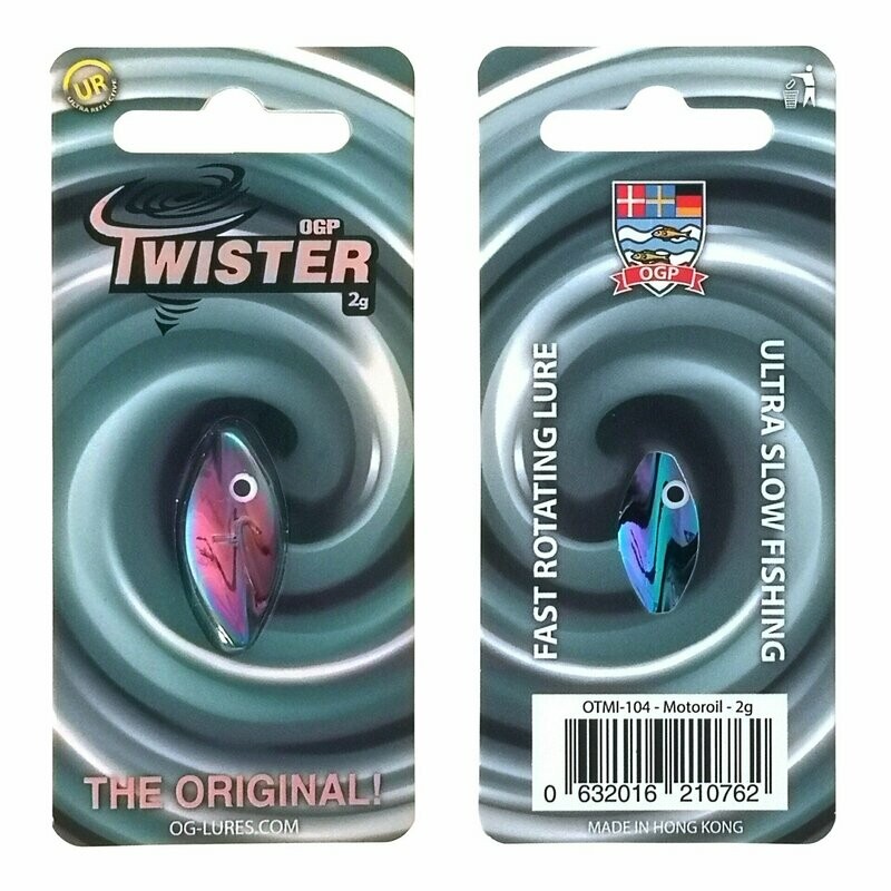 50% korting OG Praesten Twister Inline Forel Spoon | Oil | 2 - 7,5 gram UITVERKOOP