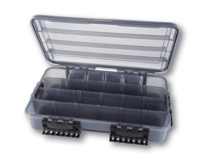 XXL Deluxe kunstaas box of accessoire box voor het forel of roofvissen