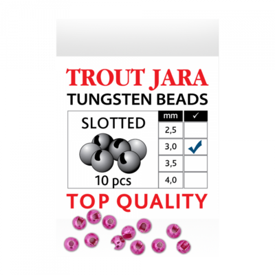 Tungsten beads 4 mm 3.5 mm 3 mm en 2.5 mm