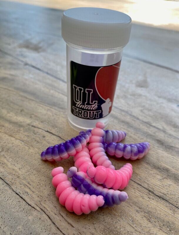 Ultimate Trout Lures | BIG MAG 8 stuks Pink Wit Lila