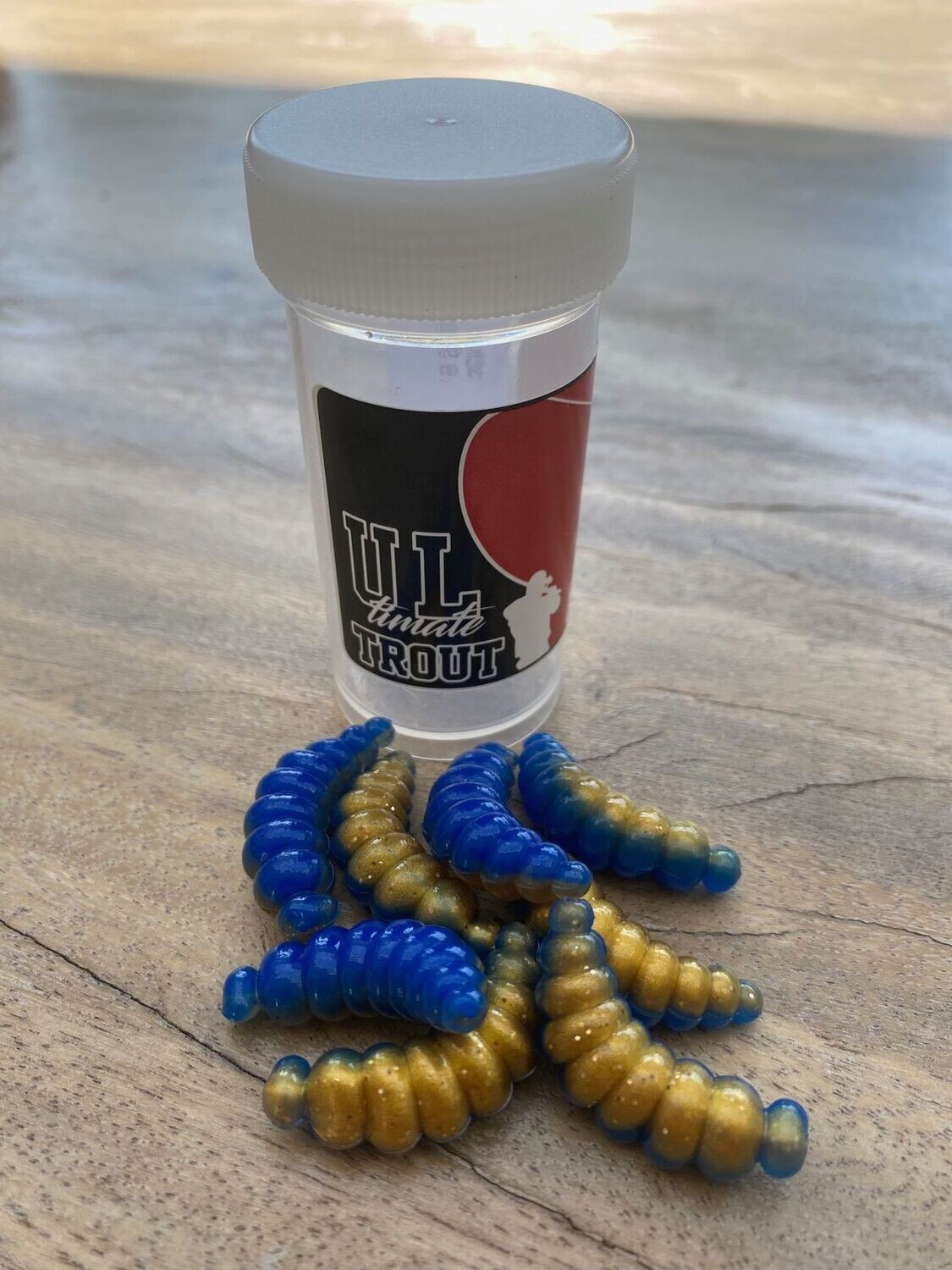 Ultimate Trout Lures | BIG MAG 8 stuks Goud Blauw