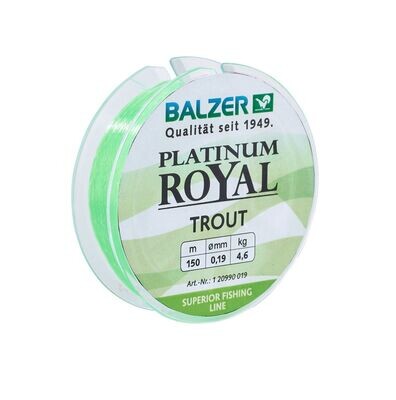 Balzer Platinum Royal nylon vislijn 150 meter Pink, Blue of Chartreuse