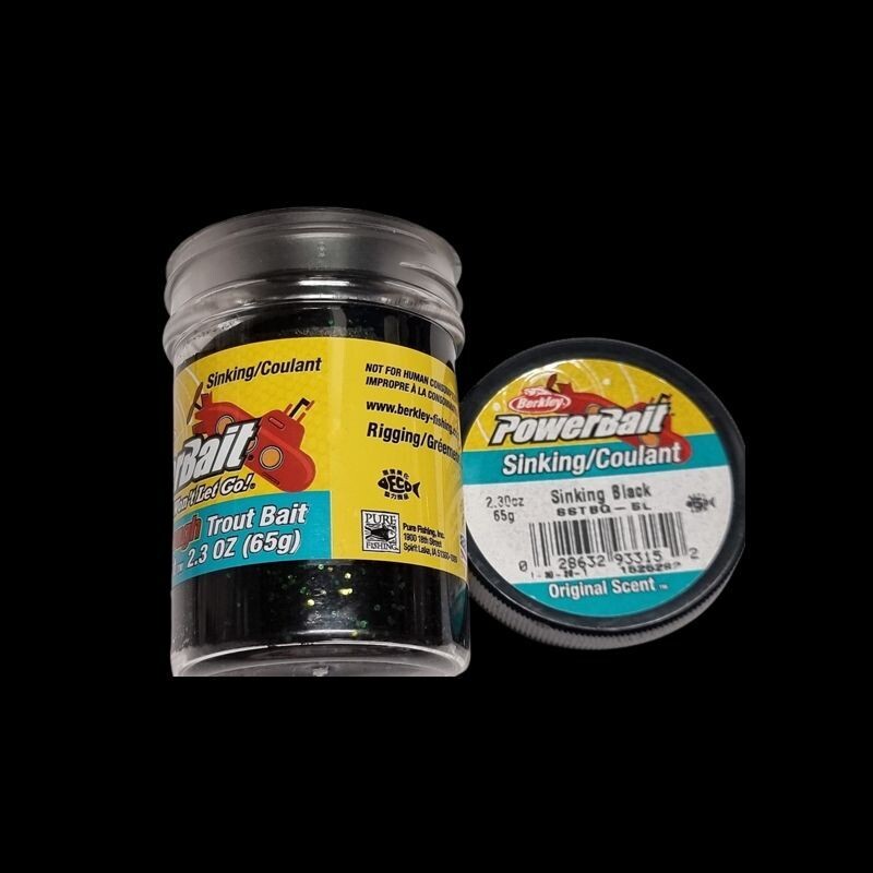 Powerbait Black Sinking glitter