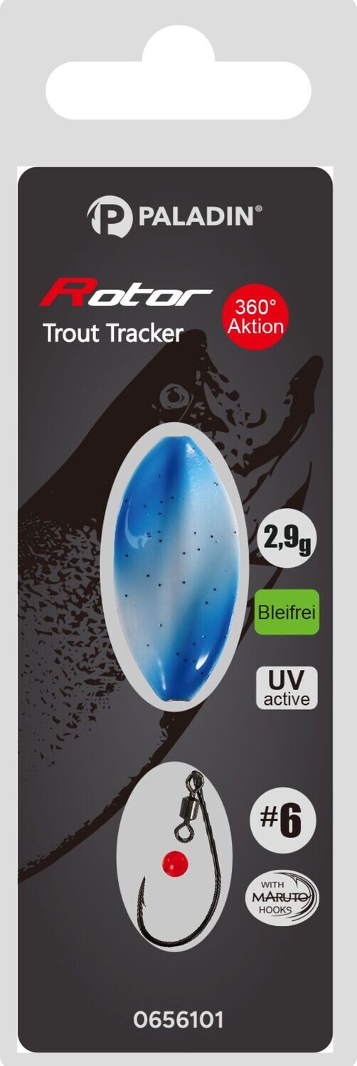 Paladin Trout Spoon VI 2,0 g Bianco - Giallo - Glitter