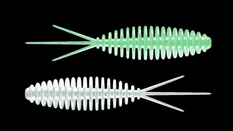 Libra Lures Turbo Worm 56 mm | 8 stuks | Geur Kaas | 8 kleurvarianten