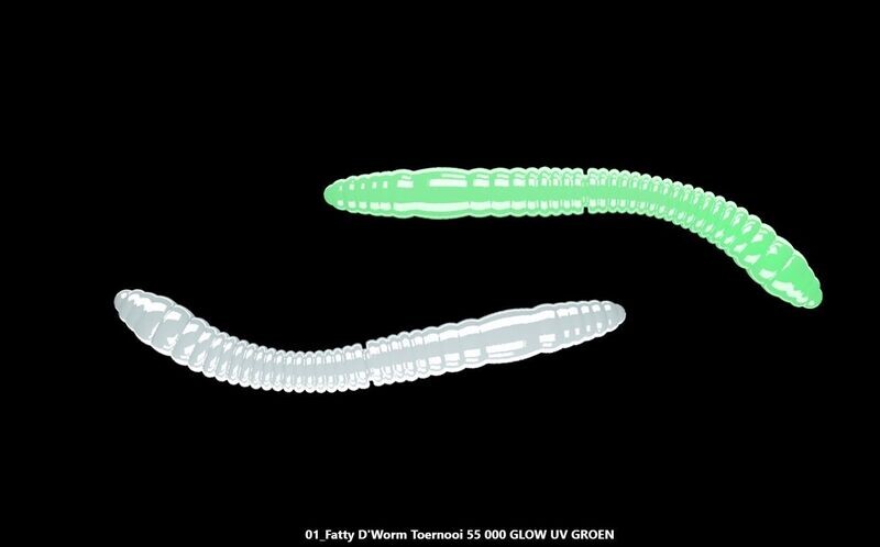 Libra Lures Fatty D Worm 65 mm | 10 stuks | Kaasgeur |18 kleurvarianten