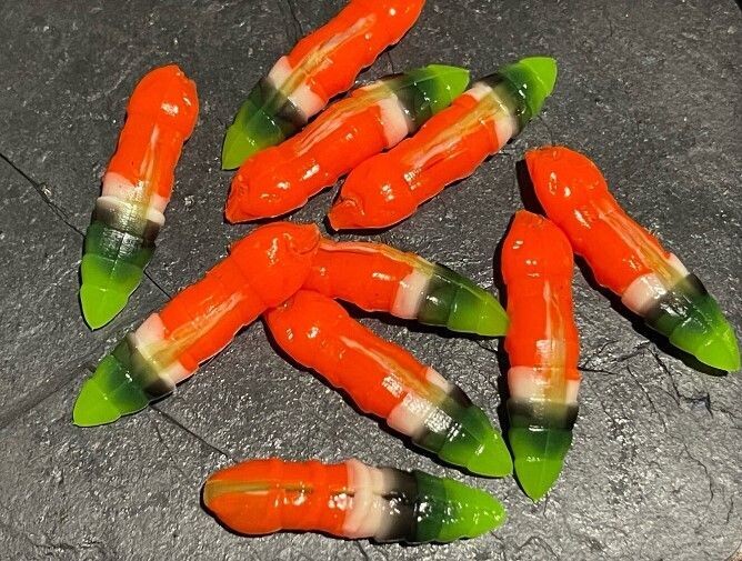 Ultimate Trout Lures | Trout Mag ORANGEROTFLASH 10 stuks