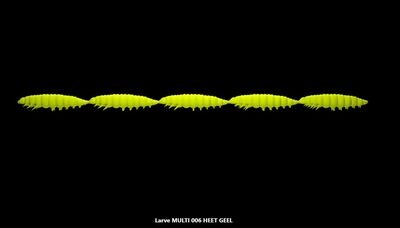 Libra Lures Multi Larva 25 mm|  5 x 5 stuks | Kaasgeur | 8 kleurvarianten