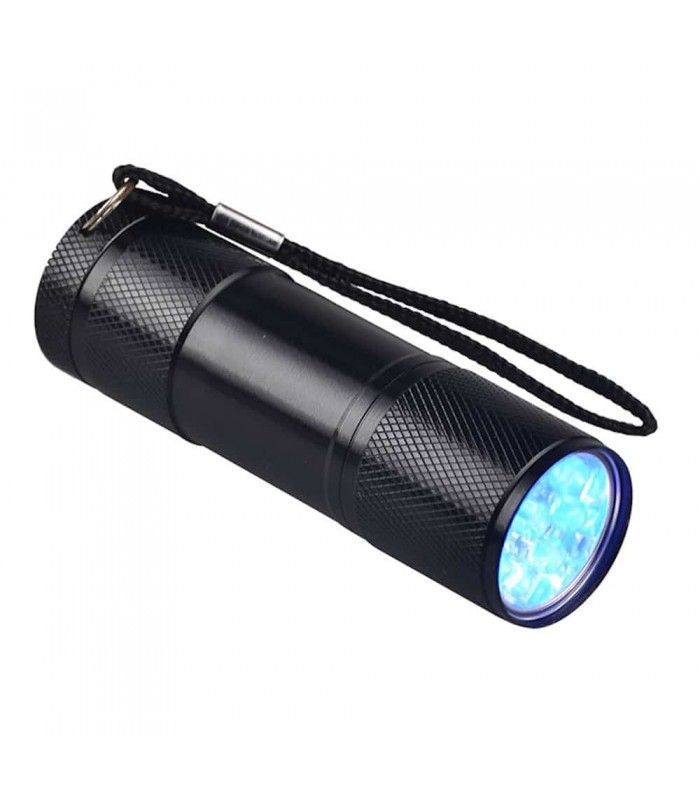 LED UV lamp voor het vissen met UV ACTIVE kunstaas zoals spoons of gummi
