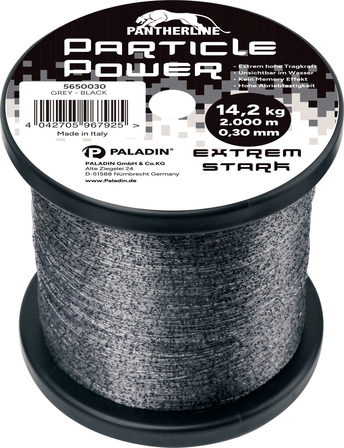 2000 meter Pantherline extra sterke hoofdlijn van Paladin 0.16 mm 018 mm 0.20 mm en 0.22 mm
