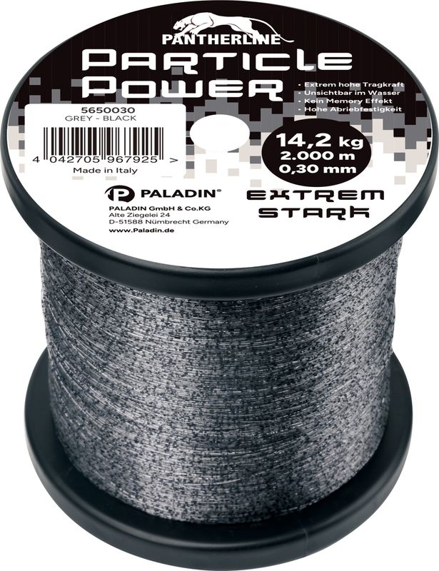 2000 meter Pantherline extra sterke hoofdlijn van Paladin 0.16 mm 018 mm 0.20 mm en 0.22 mm