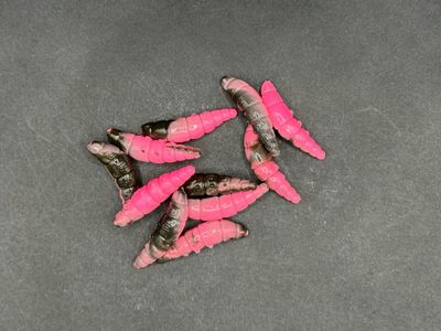 Forellen-Spezis | Mini Puff  Black Bubblegum 28 mm UV Active