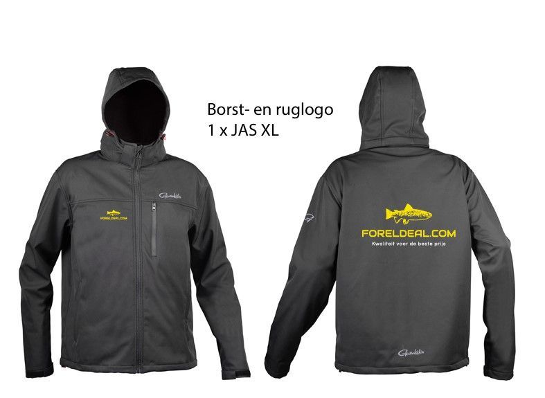 Gamakatsu softshell jas met of zonder bedrukking