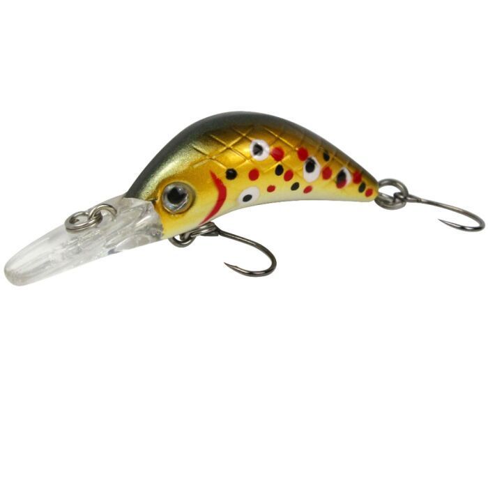 FTM Masu forel en baars wobbler 3 cm 0,5 m loopdiepte