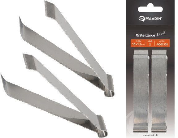 graten pincet roestvrijstaal 2 stuks, 10 cm lengte