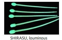 UV Glow siliconen hengelbinders van Balzer Shirasu 2 stuks