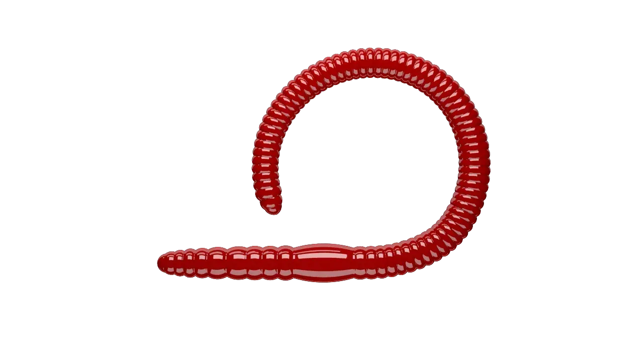Libra Lures Flex Worm JR 65 mm | Kaasgeur | 6 kleurvarianten