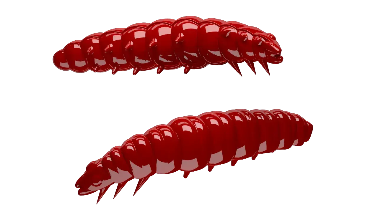 Libra Lures Larva 35 mm | 12 stuks | Kaasgeur | 10 kleurvarianten
