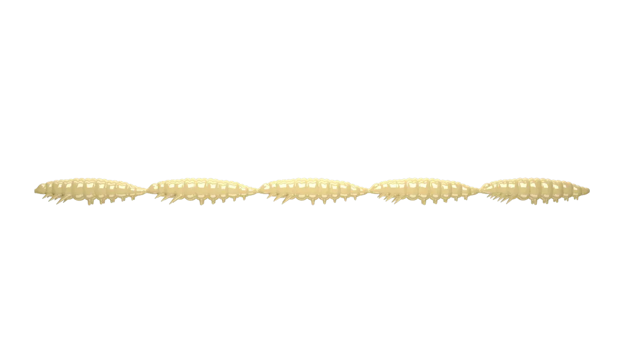 Libra Lures Multi Larva 25 mm|  5 x 5 stuks | Kaasgeur | 8 kleurvarianten