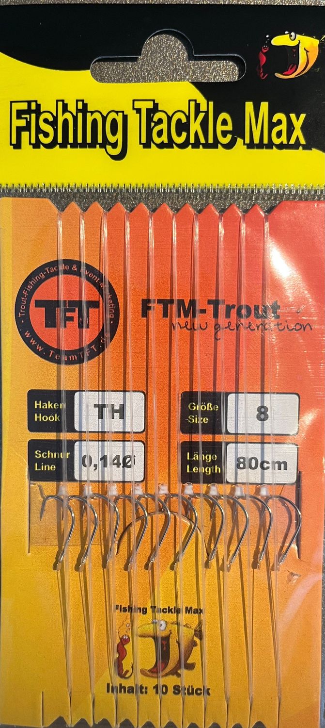 50 % korting FTM onderlijnen 80 cm speciaal voor foreldeeg /powerbait