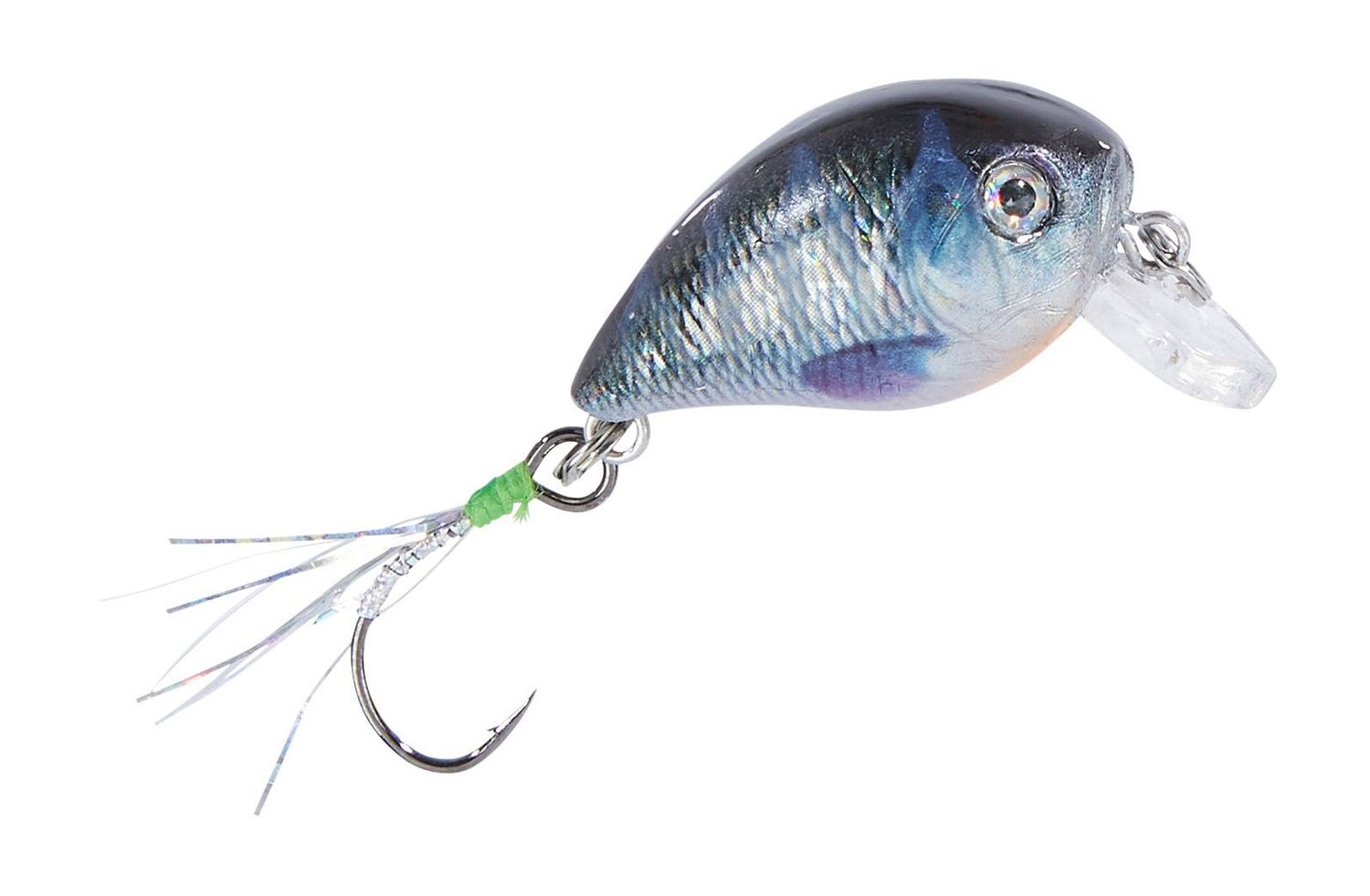 Balzer Crank wobbler met hologram design, UV coating en ratel