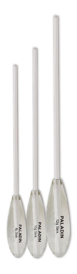 Sbirolino set 8, 10 en 12 gram zinkend Sbirolino set 8, 10 en 12 gram zinkend