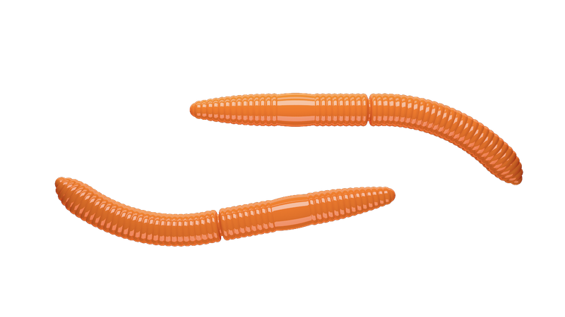 Libra Lures Fatty D Worm 65 mm | 10 stuks | Kaasgeur |18 kleurvarianten
