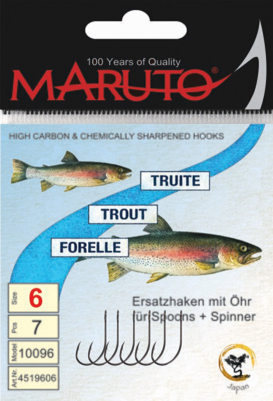 Maruto Spoonhaken Groot oor | Haakgrootte 2-4-6 meer weerhaak