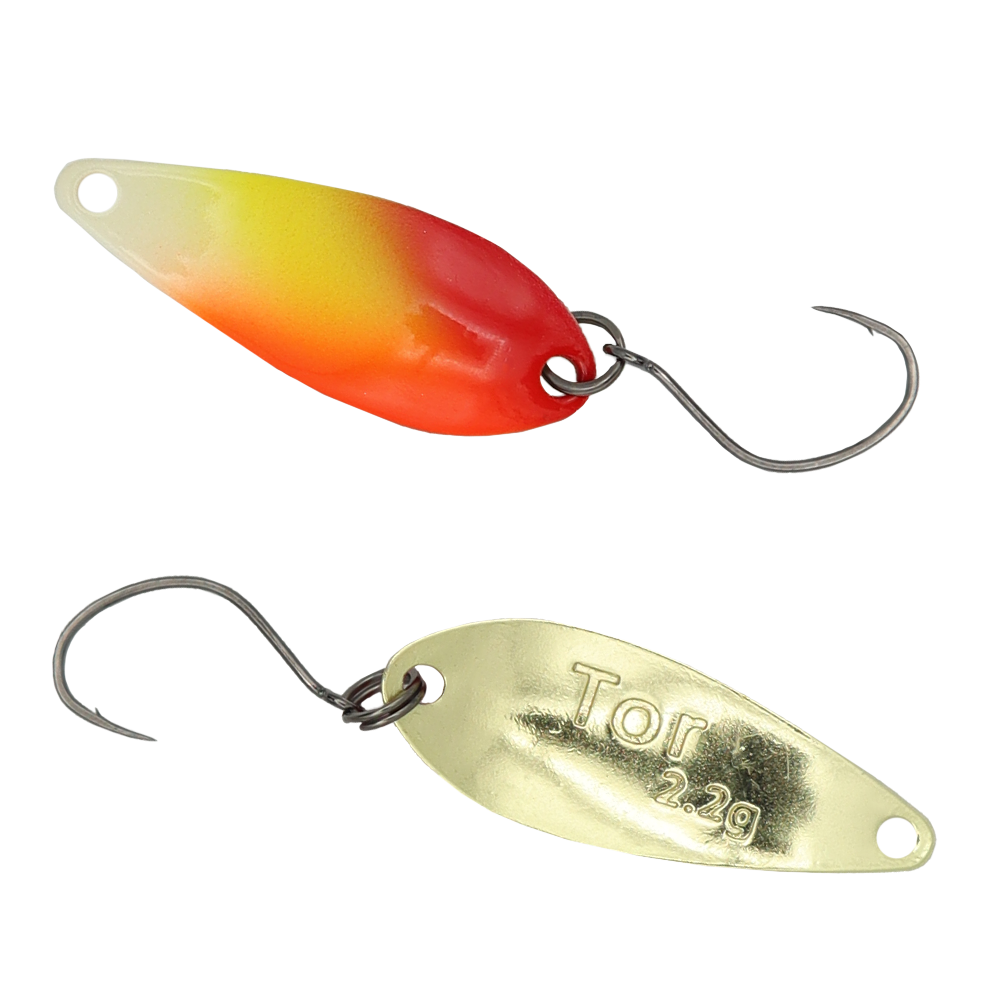 50 % korting Trout Jara spoon Tor ED09 en Tor ED01 2.2 gram