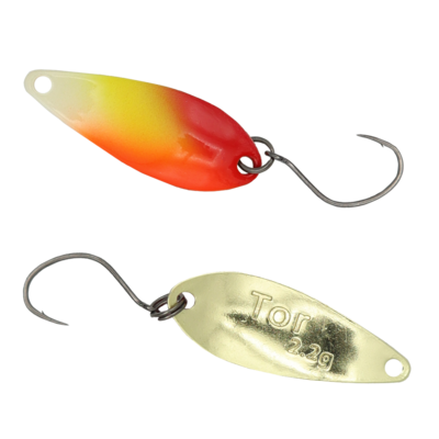 50 % korting Trout Jara spoon Tor ED09 en Tor ED01 2.2 gram