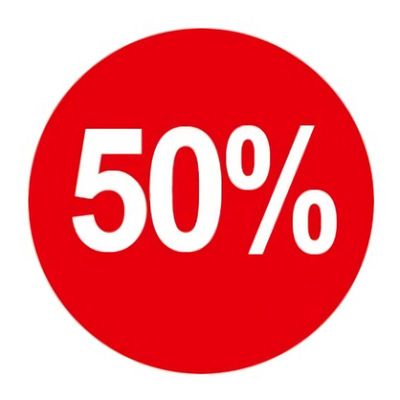 50% korting OG Praesten Twister Inline Forel Spoon | Wit/Zwart | 2 gram |UITVERKOOP