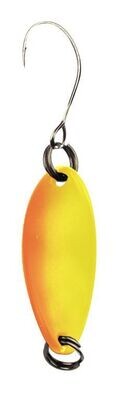 Spro Trout Master Incy Spin Spoon Sunshine en Devilish | 1.8 gram en 2.5 Gram UV Active Spro Trout Master Incy Spin Spoon Sunshine en Devilish | 1.8 gram en 2.5 Gram UV Active