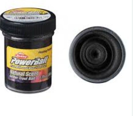 Berkley Powerbait Black Glitter | geurloos & knoflook Berkley Powerbait Black Glitter | geurloos & knoflook