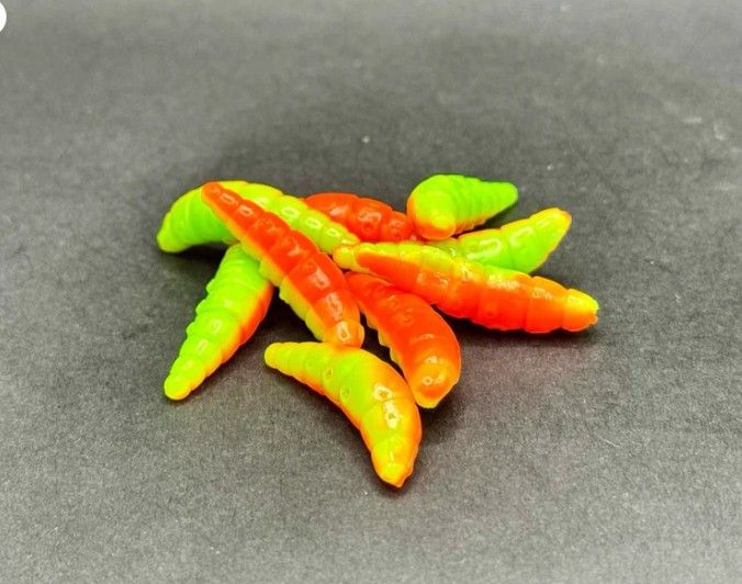 Forellen-Spezis | Mini Puff Oranje Chartreuse 28 mm UV Active